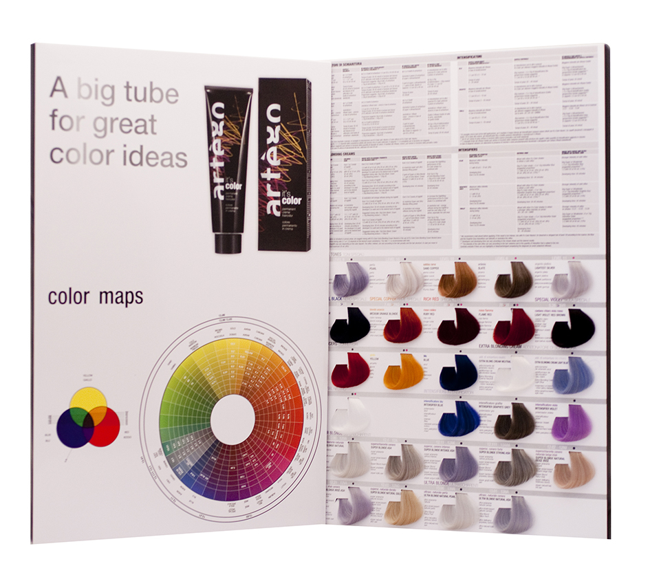 01-800115 IT'S COLOR CHART 2016 W/HILIGHTS INSIDE